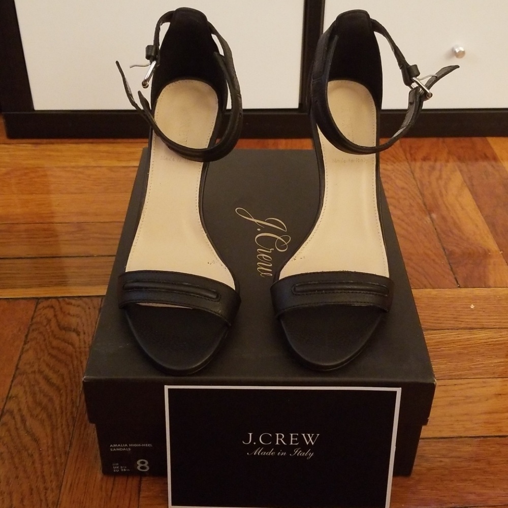 J.crew ankle strap heel - Made in Italy